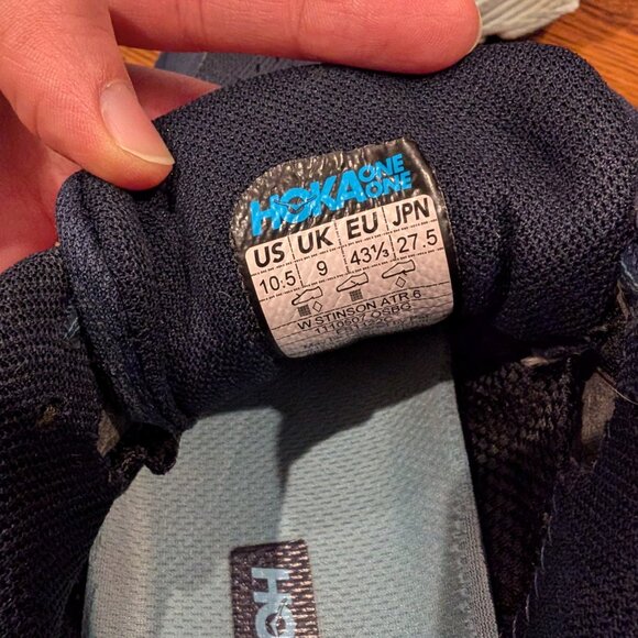 Blue Hoka Women's Sneakers Size 10.5 - Picture 2 of 3